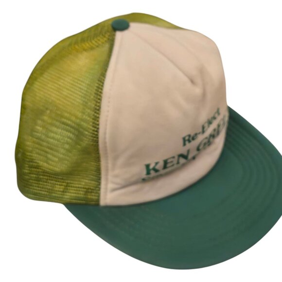 Kansas Politics Trucker Hat Mesh Snapback Cap Ken Green Re Elect 75th District - Picture 10 of 16